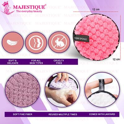 Majestique Face Cleansing Pad, Mushroom Blender and Facial Applicator - 3Pcs/Multicolor 1's - Facial Wipes & Tissues