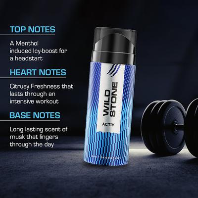 Wild Stone Activ Deodorant for Men 150 ml - Men Deodorants/Roll-Ons