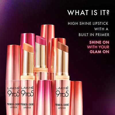Lakme 9 to 5 P+S Lipstick Retro Red 3.6 gm - Lipsticks
