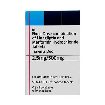 Trajenta Duo 2.5/500mg Tablet 10'S - Diabetes-Ant