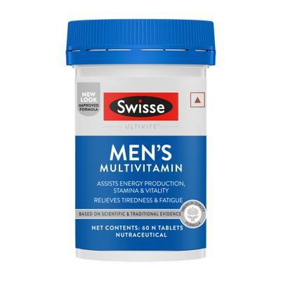 Swisse Ultivite Men's Multivitamin Tablet 60's - Multi-Vitamins