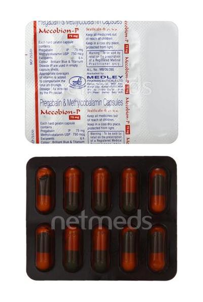 Mecobion P 75mg Capsule 10'S - Neuropathic Pain-Dru