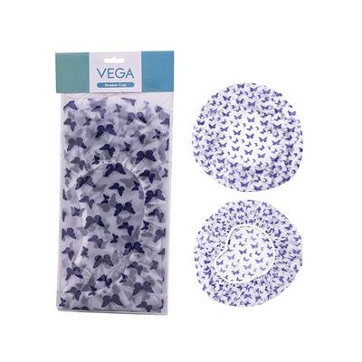 Vega Premium Colorful Shower Cap (SC-02) 2's - Shower Cap