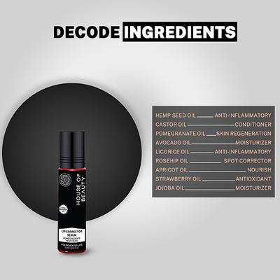 House Of Beauty Lip Color Corrector Serum For Pigmented & Discolored Smoker Lips 10ml - Lip Balms