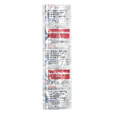 Milixim CV 200mg Tablet 10'S - Bacterial Infections-Cep