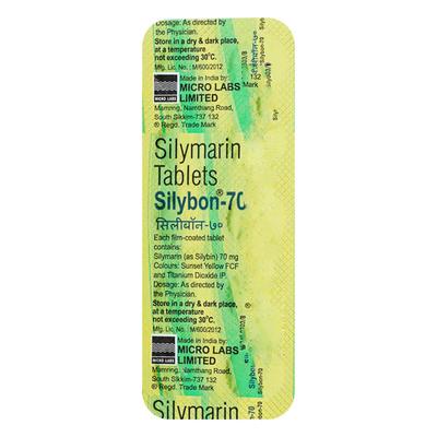 Silybon 70mg Tablet 10'S - Liver Disease