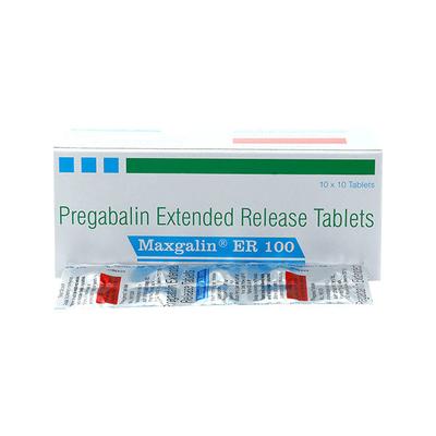 Maxgalin ER 100mg Tablet 10'S - Neuropathic Pain-Dru