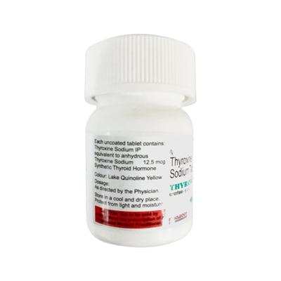 THYROX 12.5 Tablet 120's - Hypothyroidism