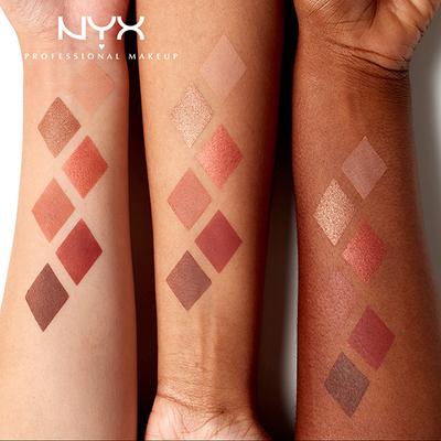 NYX Professional Makeup Ultimate Edit Petite Shadow Palette - Warm Neutrals 1.2 gm - Eyeshadow, Bases & Primers