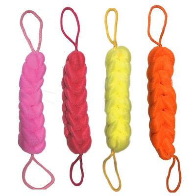 GUBB Back Scrubber for Dead Skin Removal, Bathing Scrubber for Body, Rope Loofah Pack of 4 - Assorted 1's - Loofahs & Sponges