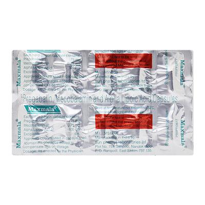 Maxmala Capsule 10'S - Neuropathic Pain-Dru
