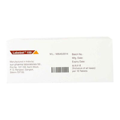 Labebet 100mg Tablet 10'S - Hypertension-Bet