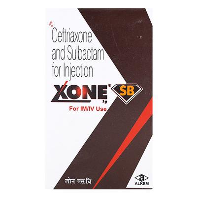 Xone SB 1000/500mg Injection 1ml - Bacterial Infections-Cep