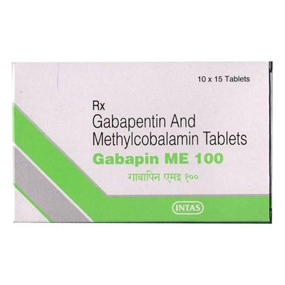 GABAPIN ME 100 Tablet 15's - Neuropathic Pain-Dru