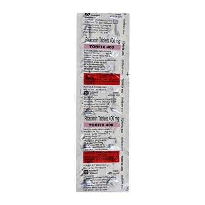 Torfix 400mg Tablet 10'S - Bacterial Infections-OAB