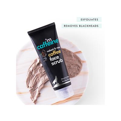 mCaffeine Naked & Raw Tan Removal Coffee Face Scrub 100 gm - Face Scrubs