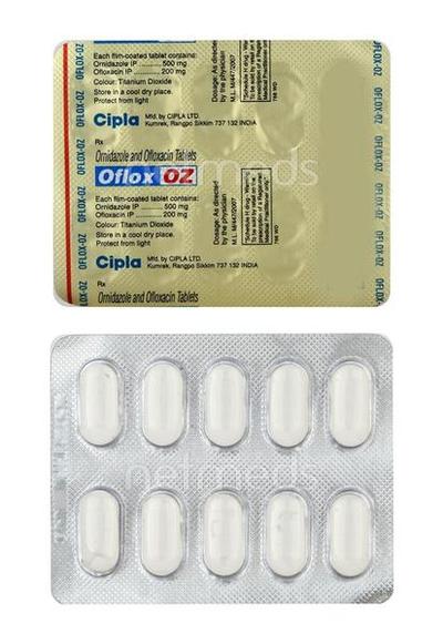 Oflox OZ Tablet 10'S - Bacterial Infections-Qui