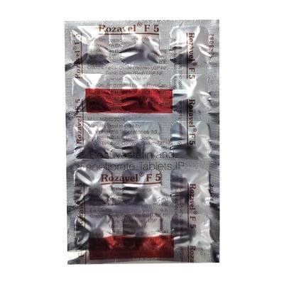 ROZAVEL F 5 Tablet 15's - High Cholesterol-Dys