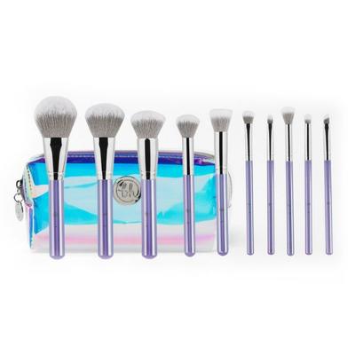 bh cosmetics Hello Holo 10 Piece Brush Set 1's - Lens Solution & Accessories