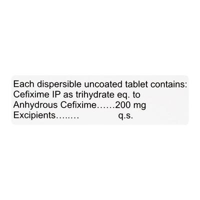 CEFIVOT 200 Dispersible tablet 10's - Bacterial Infections-Cep