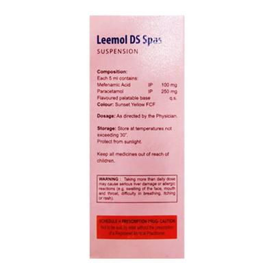 LEEMOL DS SPAS Suspension 60ml - Pain relief-Nsa