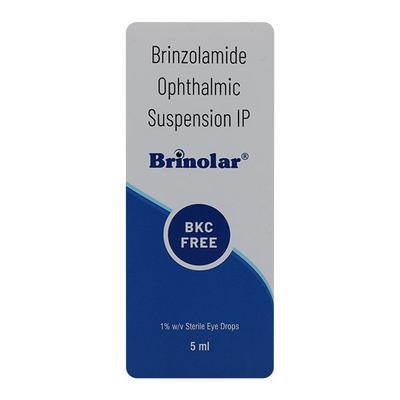 BRINOLAR BKC FREE 1% Eye Drops 5ml - Glaucoma-Ant