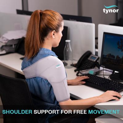 Tynor Cure Shoulder Support (Neoprene) (26 inches - 36 inches) (One Size Fits All) (J 14) - Abdomen/Neck/Arm/Elbow Supports
