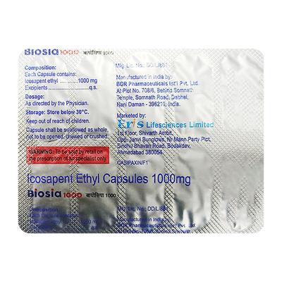 BIOSIA 1000 Capsule 10's - Cardiac Arrest