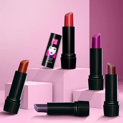 Elle 18 Color Pop Matte Lip Color, B01, Tan Nude 4.3gm - Lipsticks