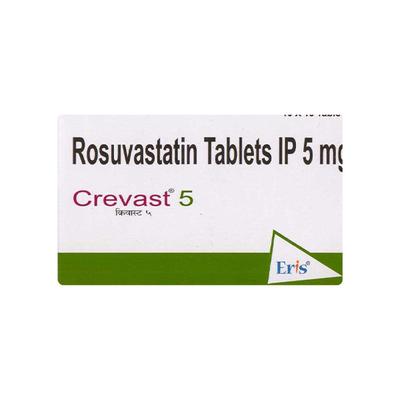 CREVAST 5 Tablet 15's - High Cholesterol-Dys