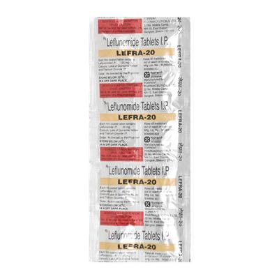 Lefra 20mg Tablet 10'S - Arthritis-Dis