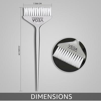Vega Professional Tinting Brush for Balayage, All Over Color, Highlights and Root Touch Ups - Large (VPHTB-03) 1's - Hair Brushes
