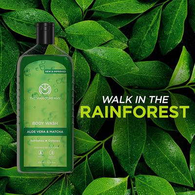 The Man Company Aloe Vera & Matcha Body Wash 200 ml - Shower Gels & Body Wash