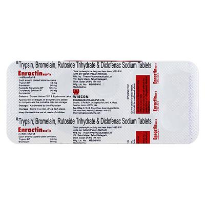 ENRACTIN NEO D Tablet 10's - Pain relief-Ant