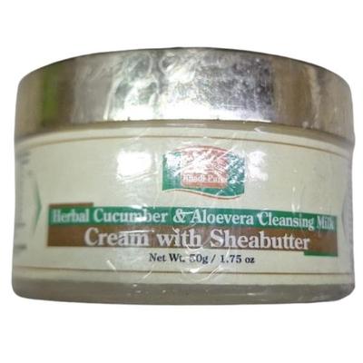 Khadi Pure Herbal Cucumber & Aloevera Cleansing Milk cream With Sheabutter 50 g - Creams/Oils/Lotions