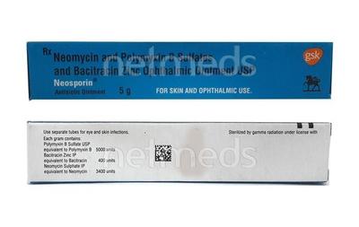 Neosporin Eye Ointment 5gm - Eye Infections-Eaa