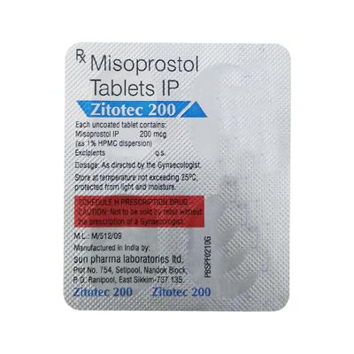 Zitotec 200 Tablet 4'S - Uterus Conditions-Dut
