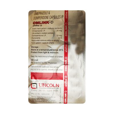 Omlink D Capsule 10'S - Ulcer/Reflux/Flatulence-Aaa