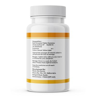 Inlife Vitamin D3 10000 IU Chewable Tablets 60's - Multi-Vitamins