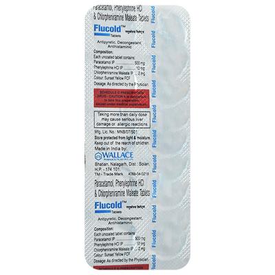 Flucold Tablet 10'S - Cough And Cold-Cou