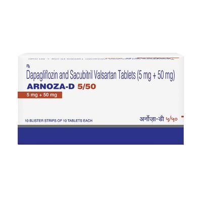 ARNOZA D 5/50 Tablet 10's - Heart Failure-Ant