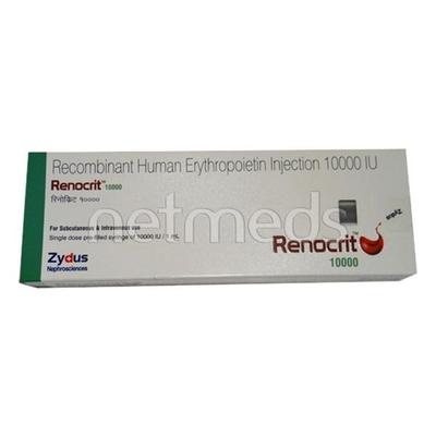 Renocrit 10000IU Injection(Pfs) 1ml - Haematopoiesis-Has