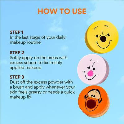 Innisfree No Sebum Mineral Powder For Oil Control, Makeup Fixer - Pooh 5 gm - Loose Powder