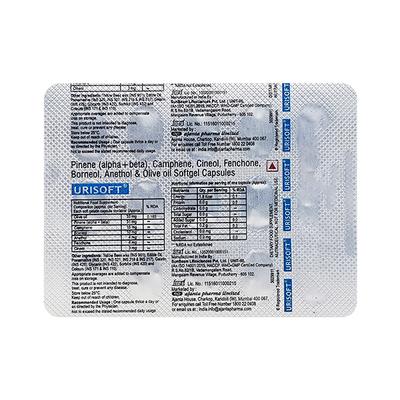 URISOFT Softgel Capsule 15's - Ayurvedic Medicine-AYU