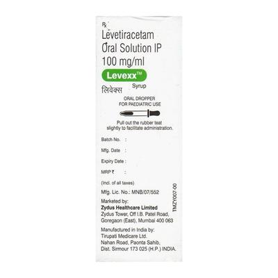 LEVEXX SUGAR FREE Oral Solution 100ml - Epilepsy/Convulsion-Ant