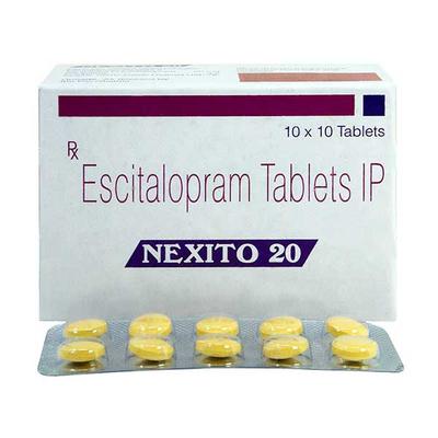 Nexito 20mg Tablet 10'S - Depression-Ant