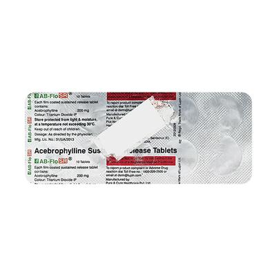 AB Flo SR 200mg Tablet 10'S - Asthma/COPD-Ast