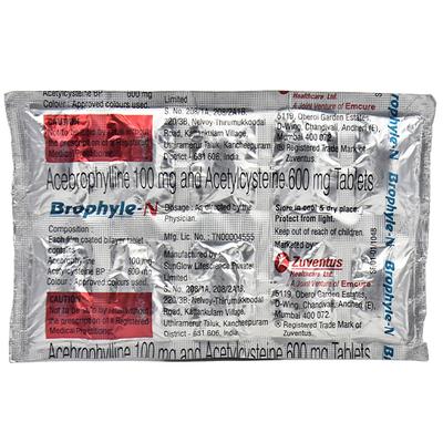 BROPHYLE N Tablet 10's - Asthma/COPD-Ast