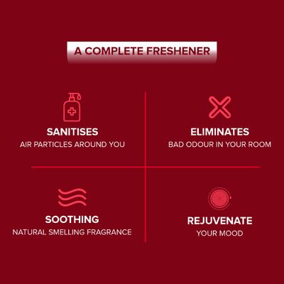 St. John Room Freshener Combo (Orange Rajinigandha 250 ml + Eucalyptus Lemongrass 250 ml + Rose Lily 250 ml) 1's - Men Deodorants/Roll-Ons