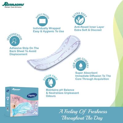 Dignity Lady Light Inco Pads 10's - Adult Diapers & Pads